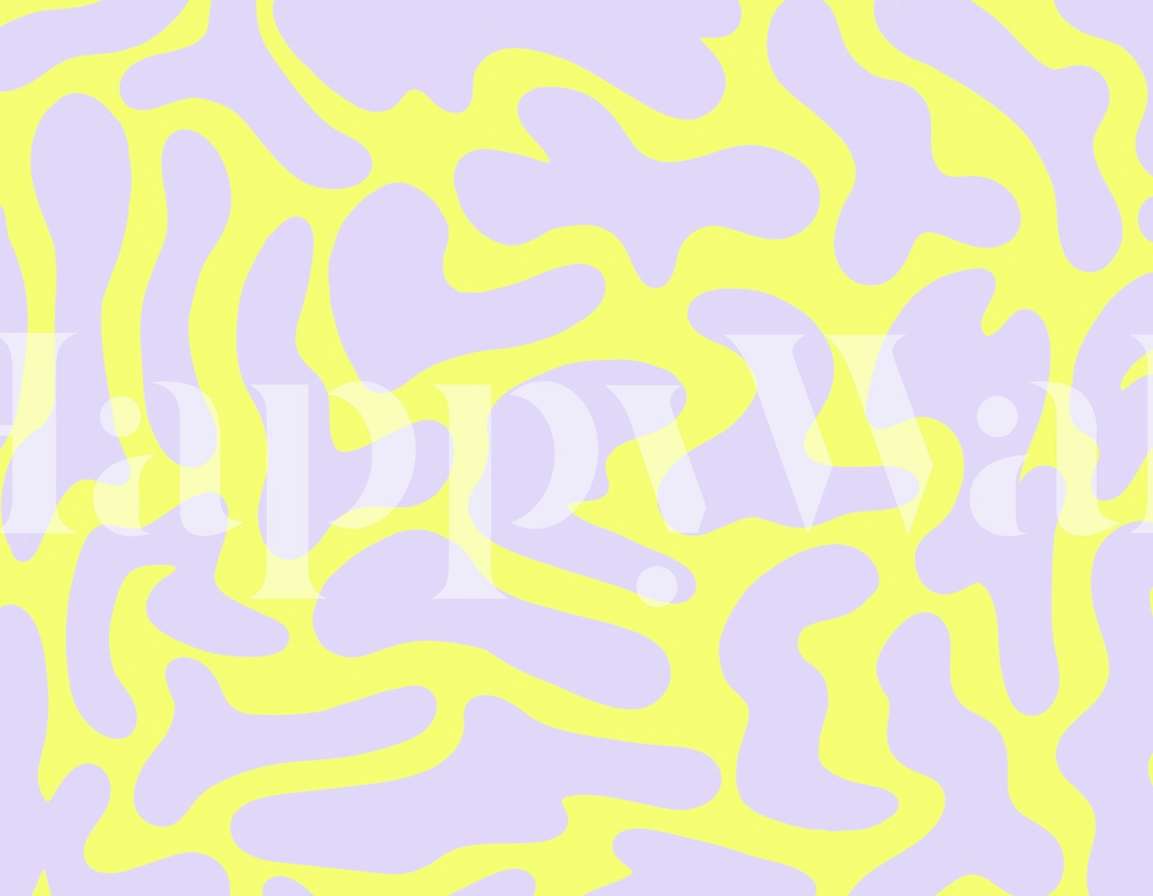 Ταπετσαρία Dreamy Blob Design σε έναν μοντέρνο χώρο