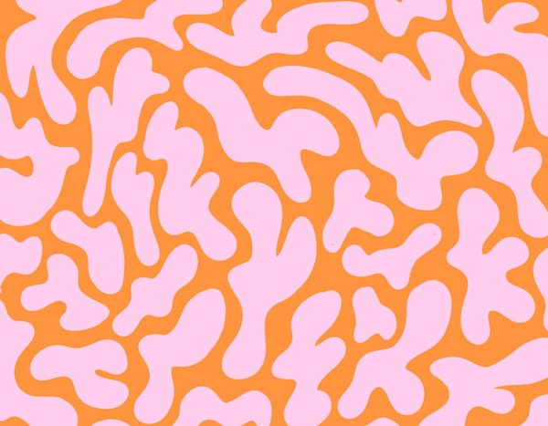 Tangerine Swirl Art