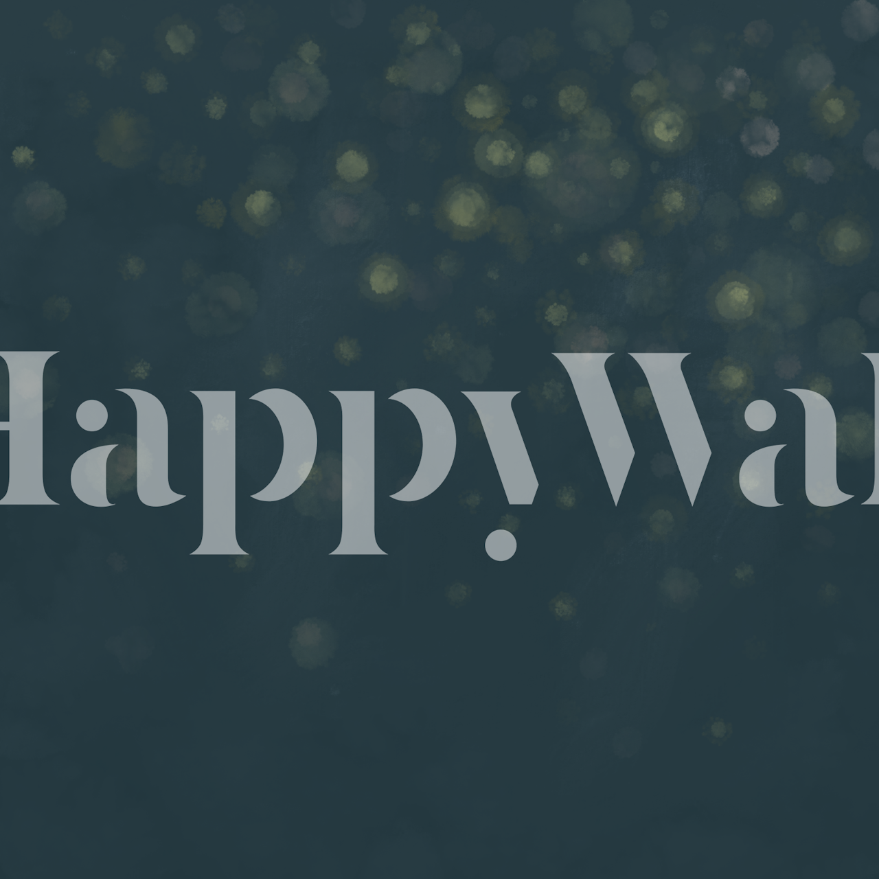 Luminous Nightfall wallpaper displayed in a room