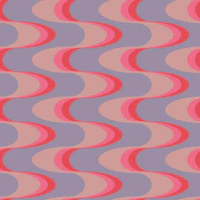 Swizzle Retro Wavy Stripes Lavender Pink Red tapet