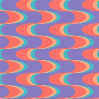 Swizzle Retro Wavy Stripes Purple Cerise Red wallpaper