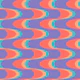Swizzle Retro Wavy Stripes Purple Cerise Red