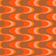 Swizzle Retro Wavy Stripes Burnt Umber