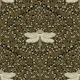 leaves and flowers in brown and black