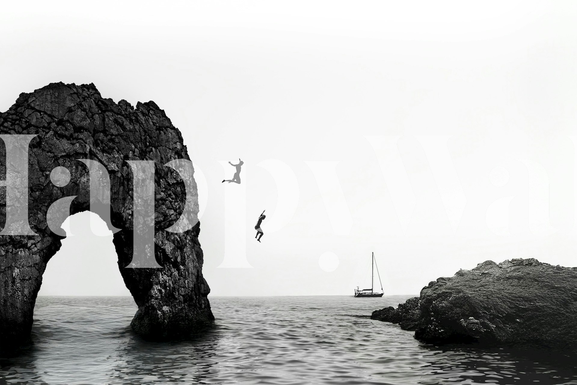 The Dip wallpaper in a room