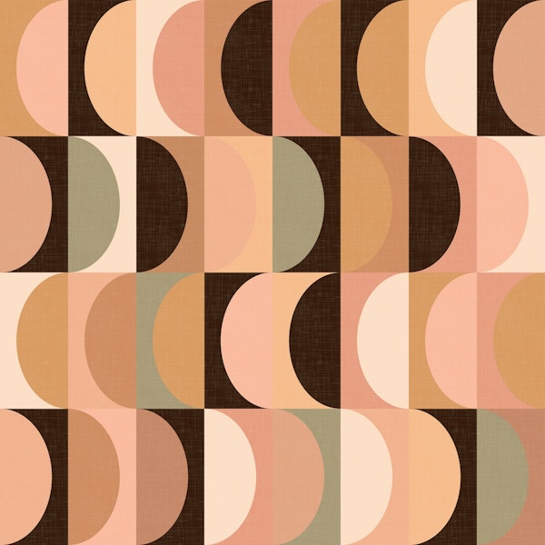 Mid Century Modern Shapes Cozy Summer WP