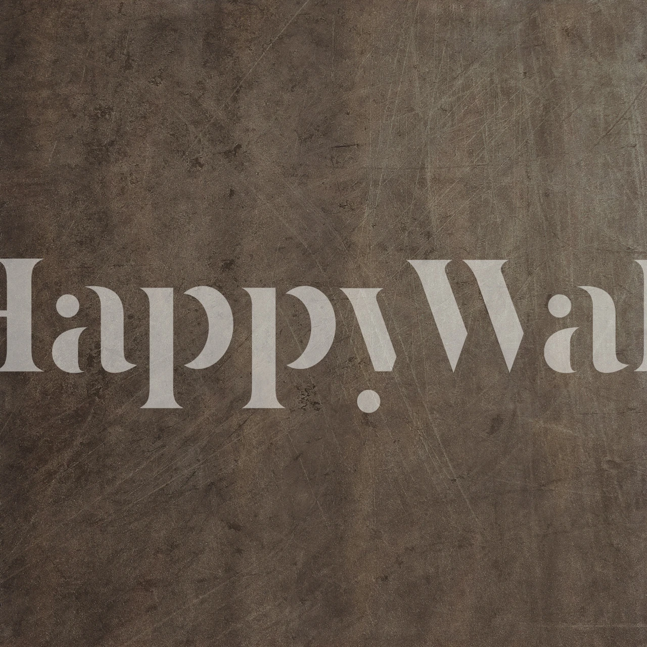 Mocha scratched suede wallpaper in textured brown tones