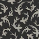 Japanese Koi Ponds Glam Charcoal WM