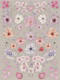 Pressed Flower Garden Pink Grey