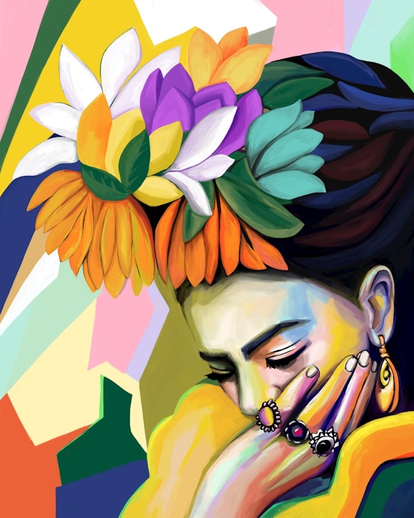 Dreamy Floral Portrait