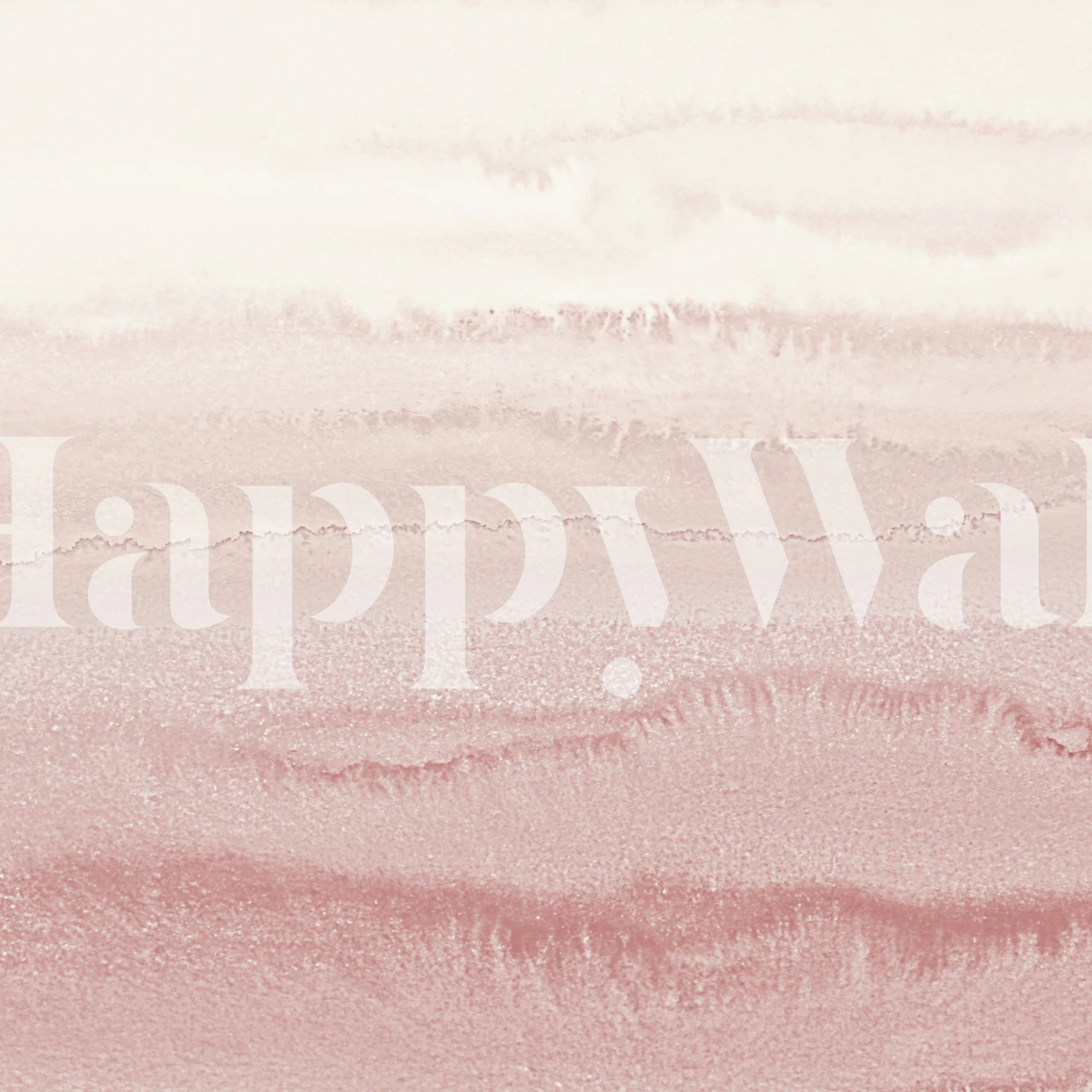 Abstract brush stroke patterns in soft ballerina pink tones wallpaper