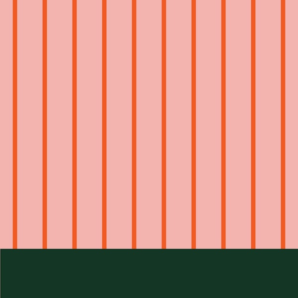 Peach Stripes Serenity