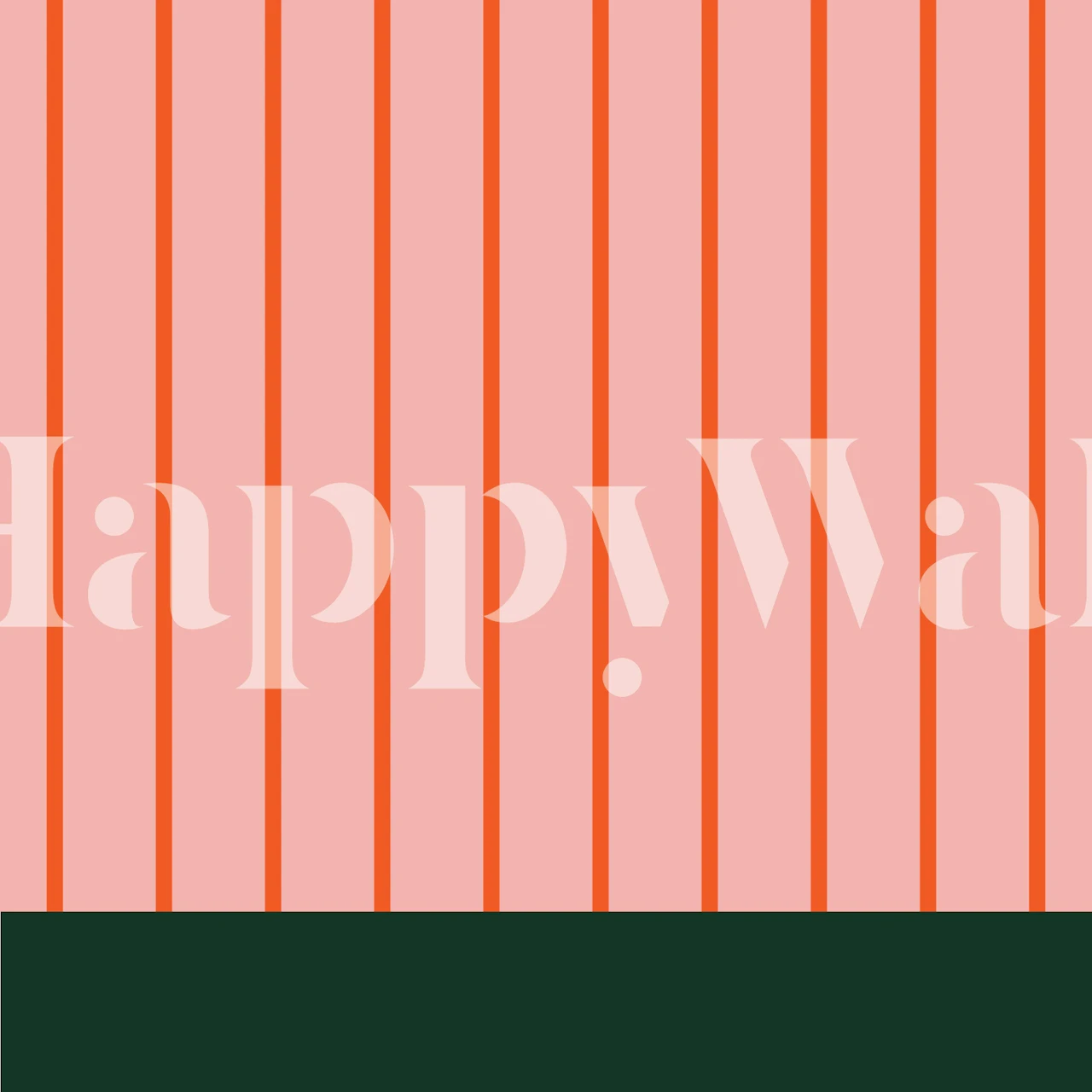 Papel de parede Peach Stripes Serenity em um quarto