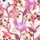Eastern Delight - Pink and White