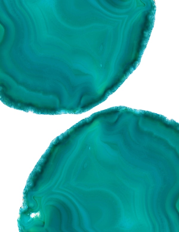 Turquoise Teal Green Agate 1