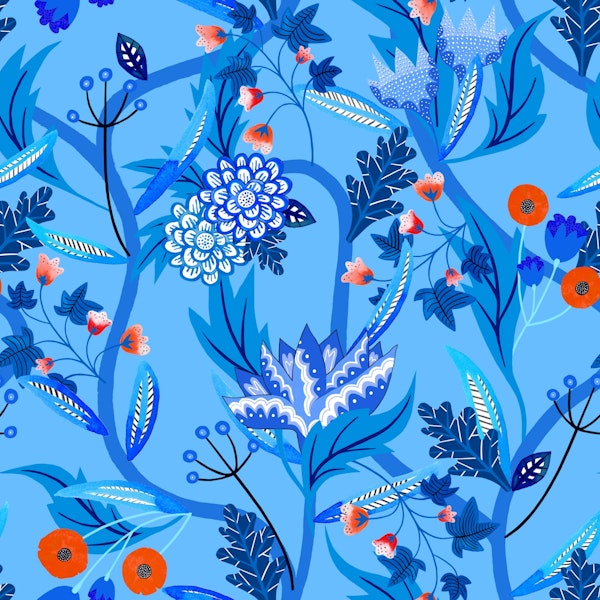 Eastern Delight - Happy Blue