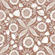 Botanical Illustration - Mocha Mousse