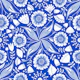 Botanical Illustration - Blue