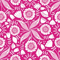 Botanical Illustration - Pink ταπετσαρία