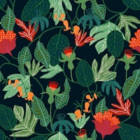 True Creation - Exotic Green ταπετσαρία