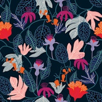 True Creation - Navy Teal ταπετσαρία