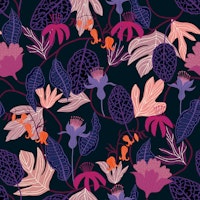 True Creation - Navy Magenta ταπετσαρία