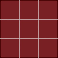 Large Grid Pattern - Ruby and White tapet