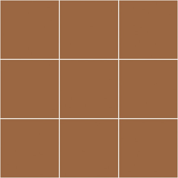 Large Grid Pattern - Brown and White