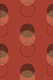 Geometric dots & stripes – burgundy & black L