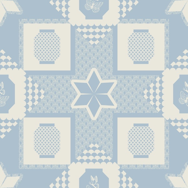 Geometric japandi lanterns