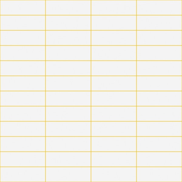 Horizontal Grid Pattern - White and Yellow