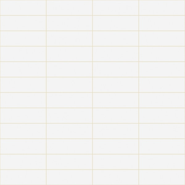 Horizontal Grid Pattern - White and Beige
