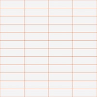 Horizontal Grid Pattern - White and Orange tapete