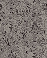 Vintage Victorian Indian pattern 4 Grey carta da parati