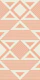 Peach Pink Modern Geometric Tribal Shapes