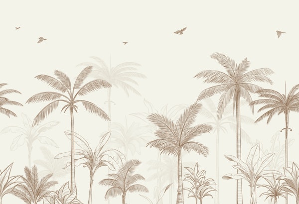 Vintage Jungle Scene