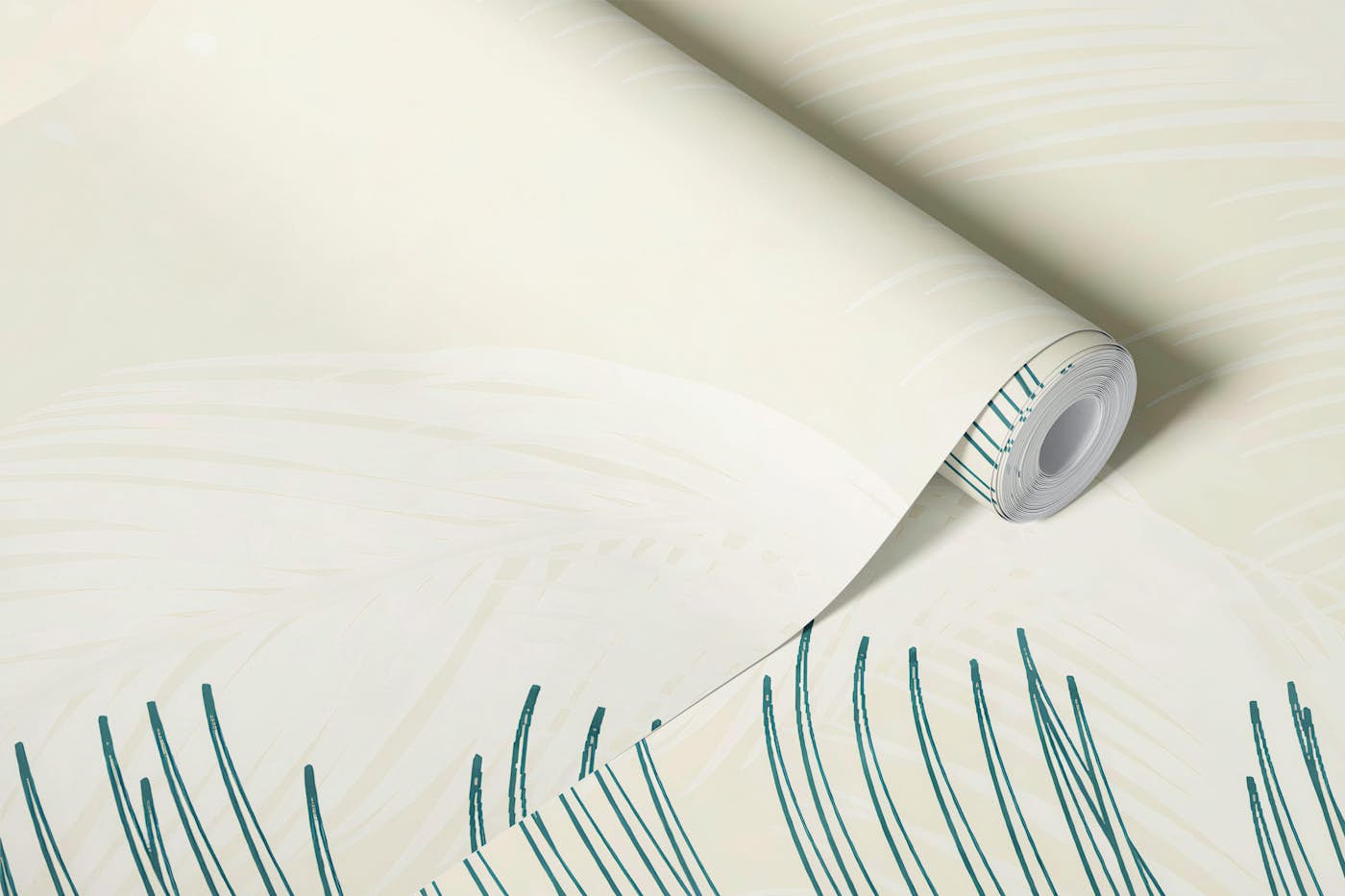 Tropical Leaf Art Design wallpaper roll