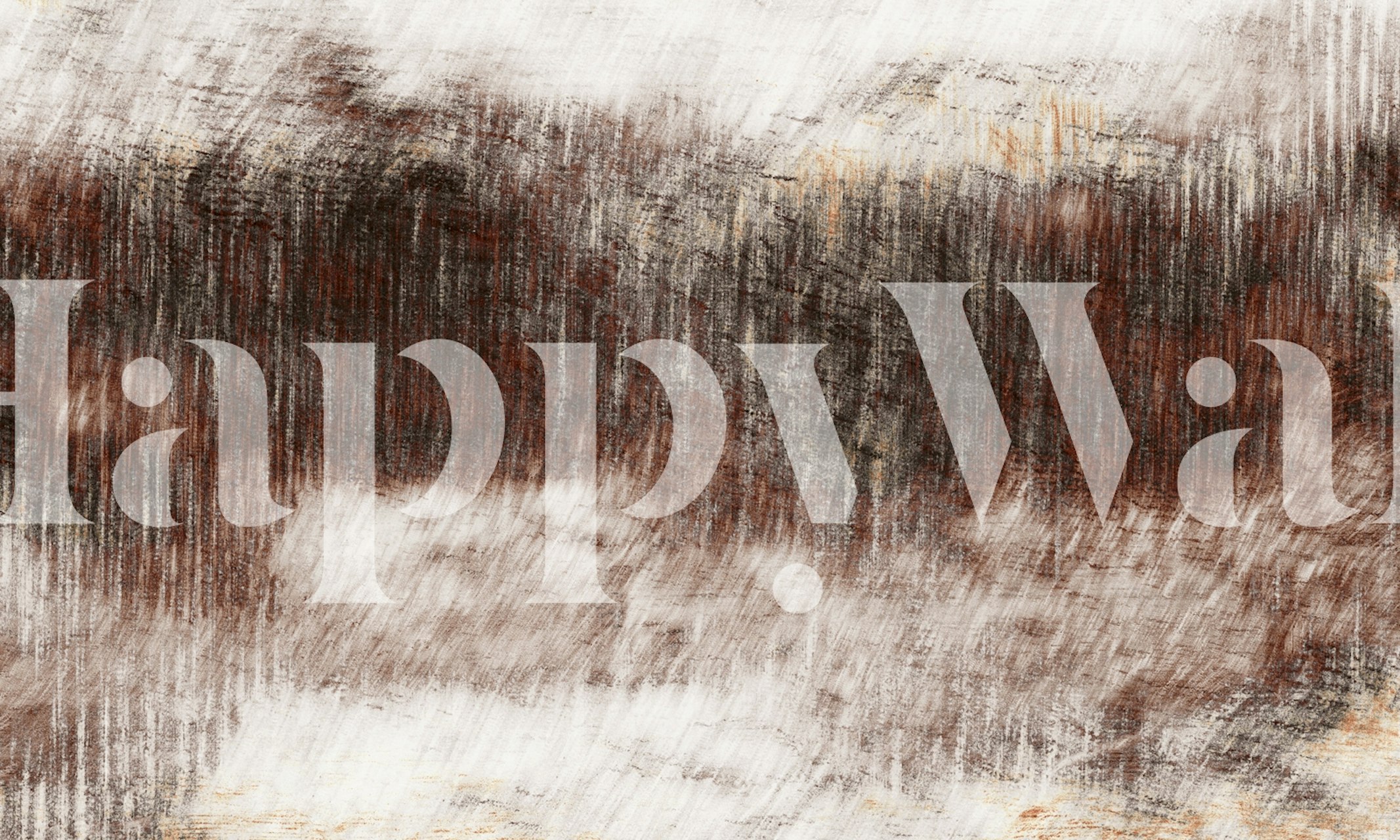 Earthy texture wallpaper in a room setting