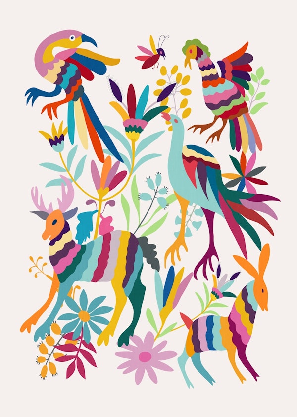 Vibrant Otomi Art II