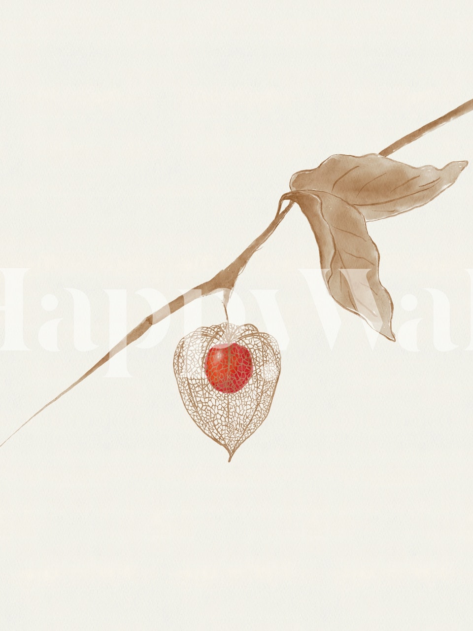 Chinese Lantern wallpaper design