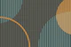 Bold geometric circles – blue, yellow & gray