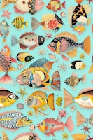 Multicolor Fish Underwater Marine Life tapeta
