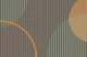Geometric flow – ochre & earthy brown