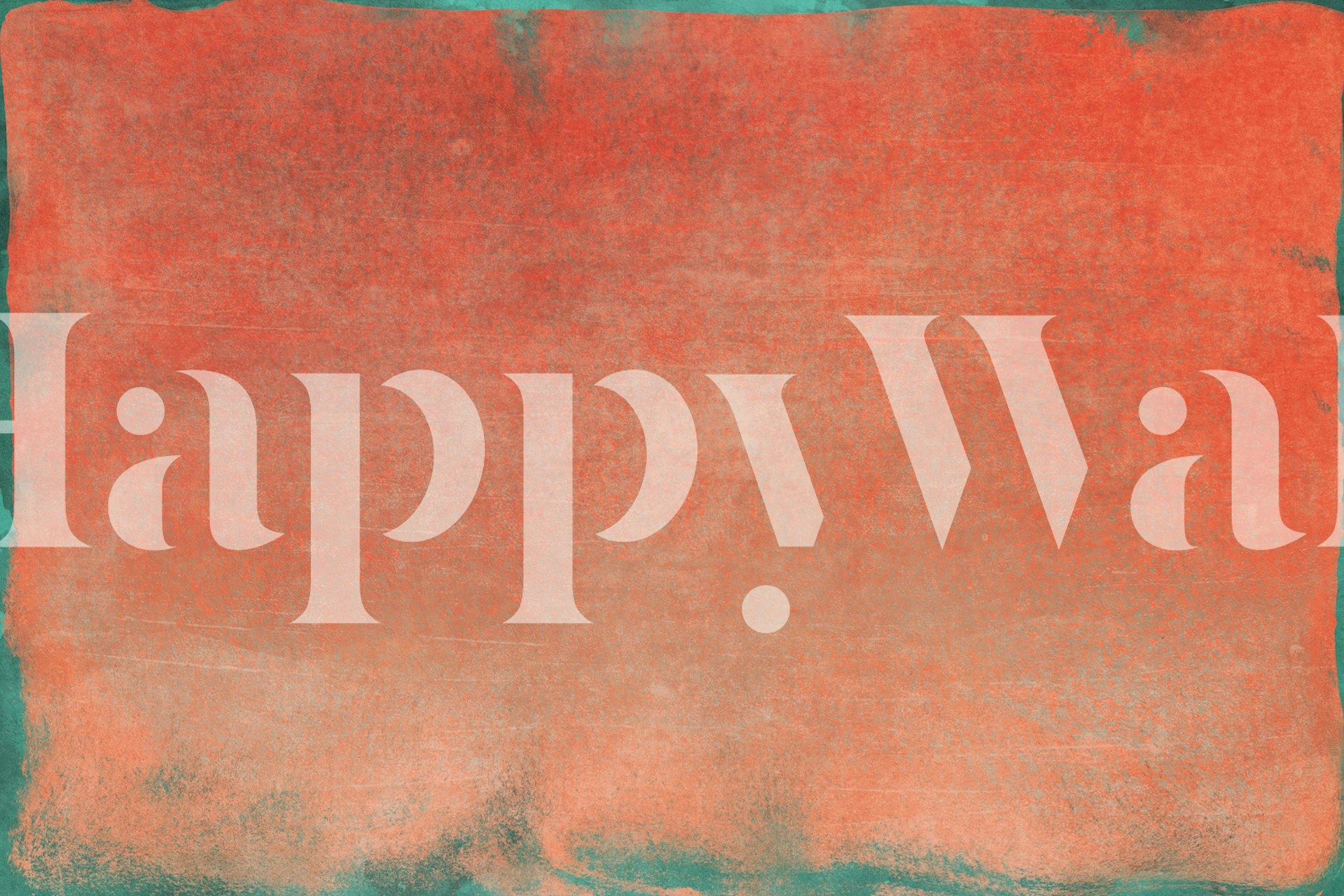 Minimal Abstract Orange Colorfield tapeta