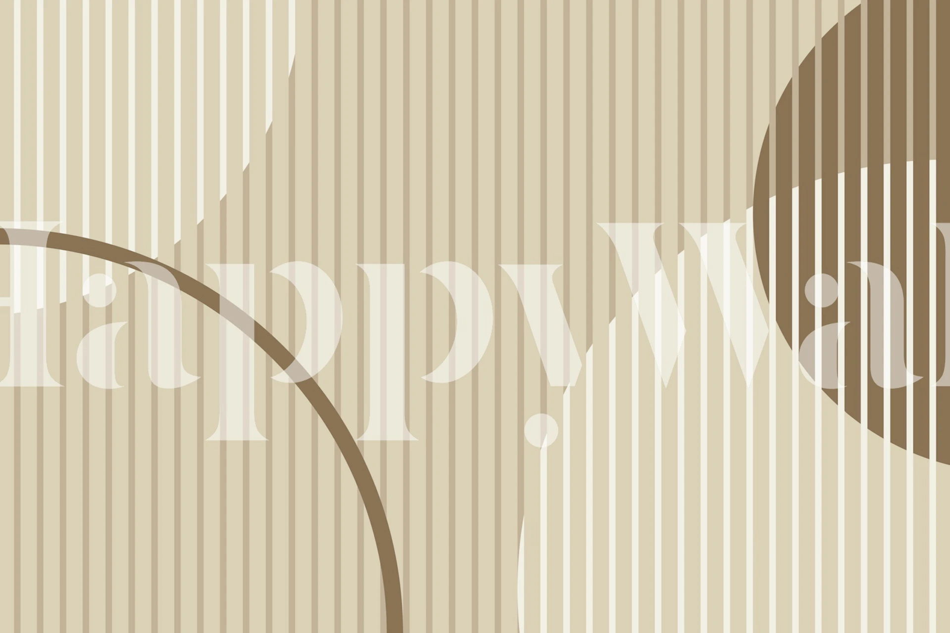 Geometric patterns with mocha brown and cream colors wallpaper