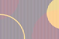 Geometric flow – lilac, yellow & green tapeta