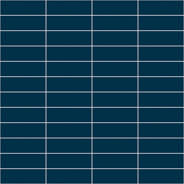 Horizontal Grid Pattern - Deep Blue and White