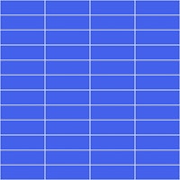 Horizontal Grid Pattern Cobalt Blue and White papel pintado