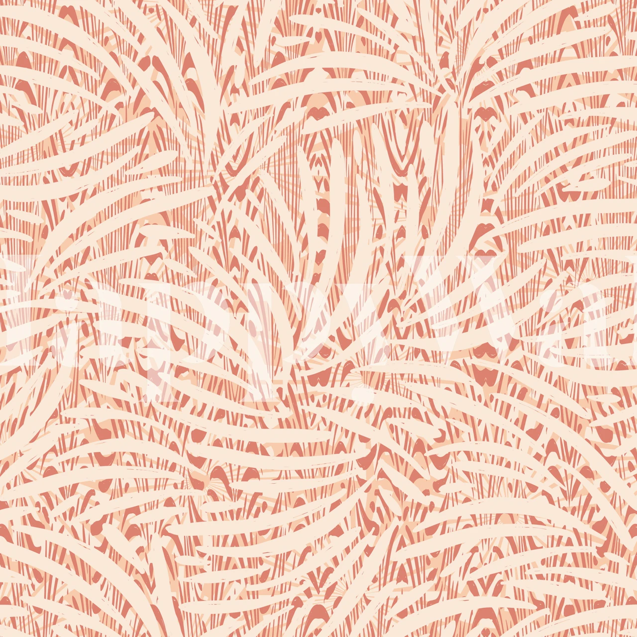 Boho desert wallpaper design i et rum