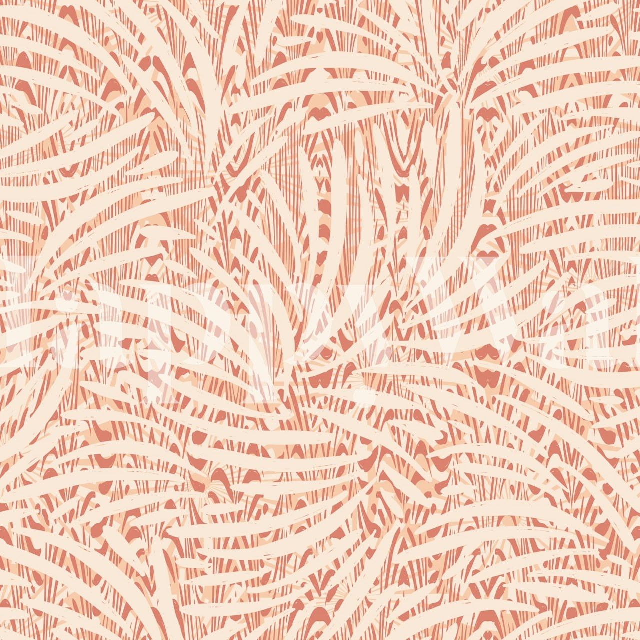 Boho desert wallpaper design in a room